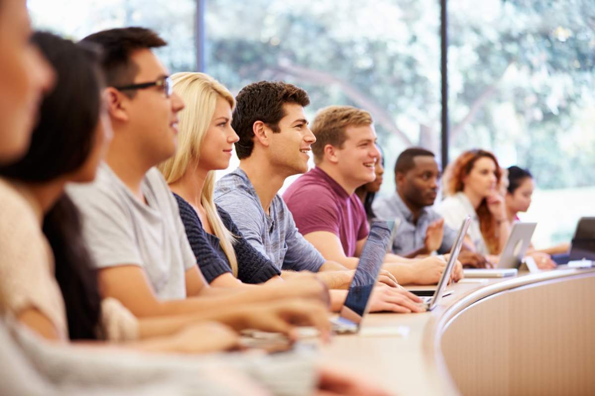 Students At AAMI In Class For Their Mortuary Science Degree