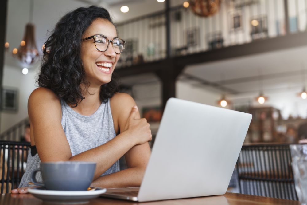Female Student Happy After Learning AAMI's Tuition & Fees