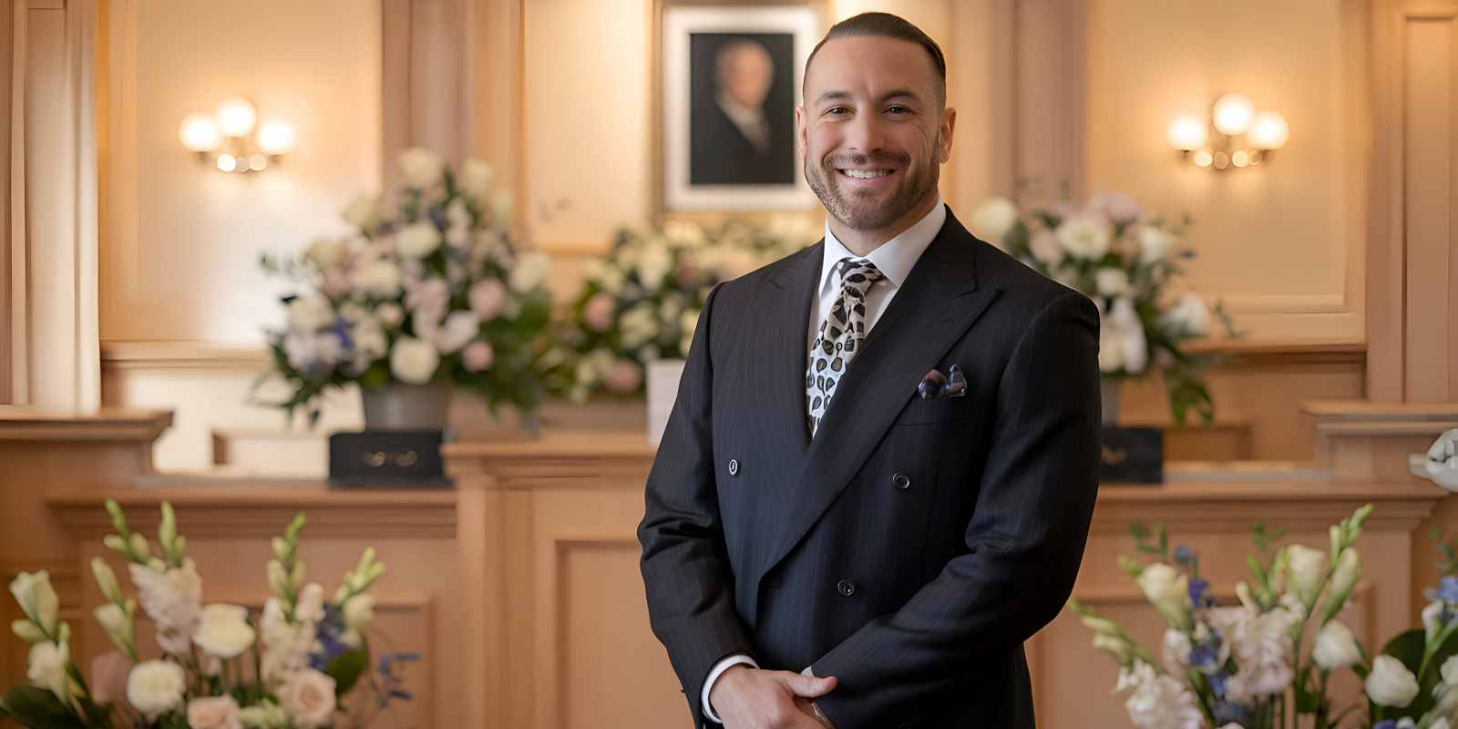 Professional Funeral Director Offering Comfort in Times of Loss