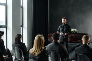 Experienced Funeral Director Educating Students for Funeral Services
